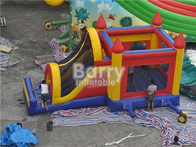 China Factory Directly Cheap Price For Inflatable Slide Bounce Combo For Sale BY-IC-029